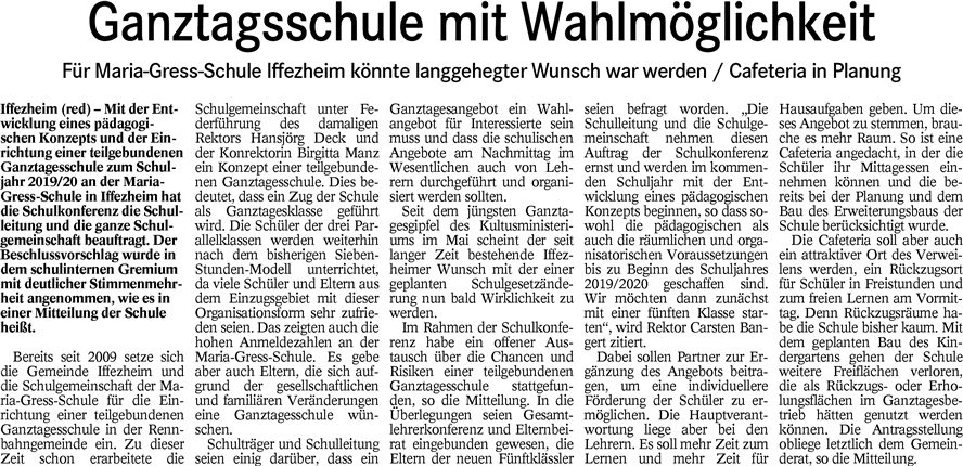 Maria-Gress-Schule Iffezheim