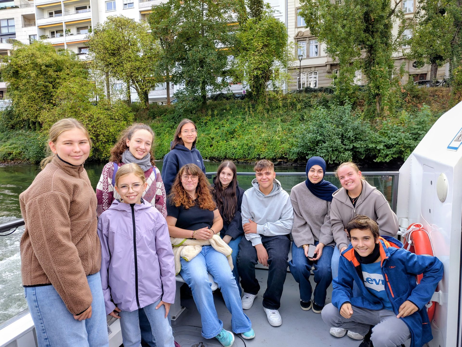 Ausflug nach Straßburg am 24. September mit den Französischschülern der Klassen 8 und 10